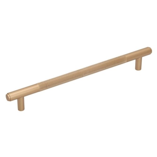 Przejdź do produktu uchwyt meblowy Sara 192 mm radełkowany złoto mat