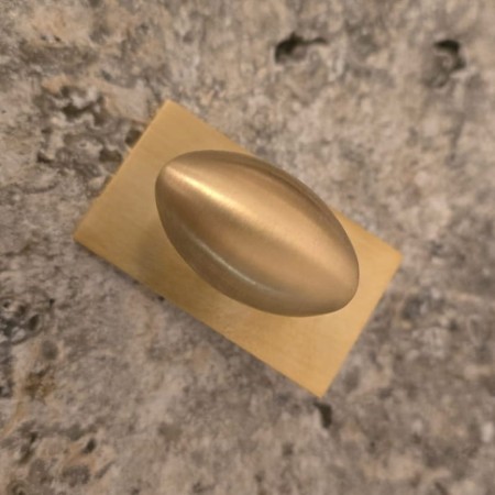 gałka GM155 w mosiądzu szczotkowanym nielakierowanym