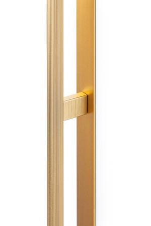uchwyt meblowy szczotkowany złoty Stripes 1178  mm z podkładką 1