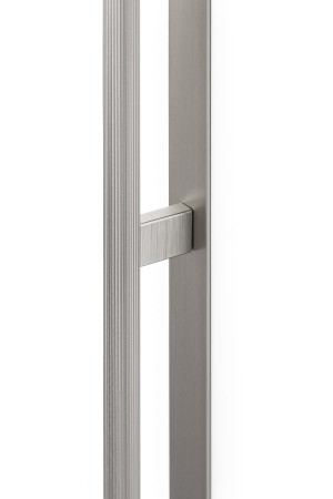 uchwyt meblowy szczotkowany srebrny Stripes 1178  mm z podkładką 2