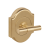 mosiężne zamknięcie łazienkowe AM116 mosiądz szczotkowany osłona angielska