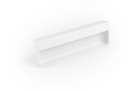 uchwyt meblowy wpuszczany Moule biały mat