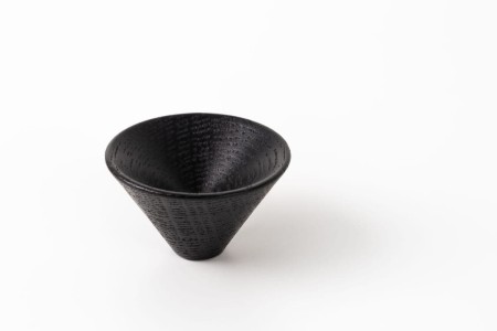 gałka meblowa Conic drewniana czarna lakierowana