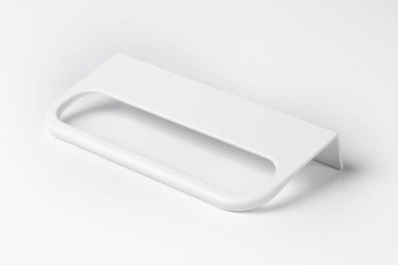 uchwyt meblowy krewędziowy hide biały mat