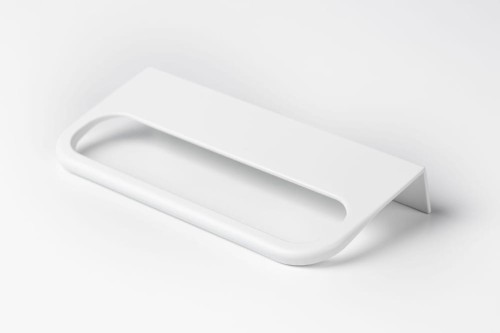 Przejdź do produktu Uchwyt meblowy krawędziowy Rim biały mat