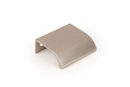 Uchwyt meblowy krawędziowy 32 Ona aluminiowy srebrny