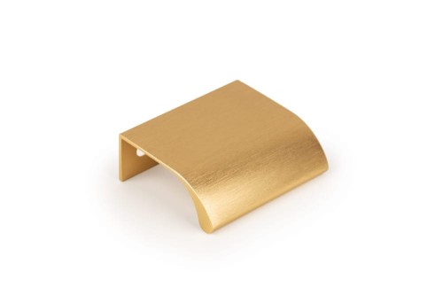 Przejdź do produktu Uchwyt meblowy krawędziowy 32 Ona złoty szczotkowany