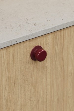 gałka meblowa colette czerwona