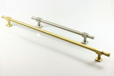 relingi do mebli z mosiądzu złote i srebrne