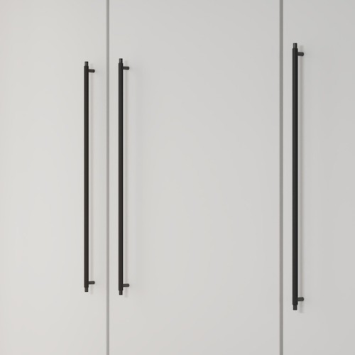 Przejdź do produktu Reling meblowy Joan czarny mat rozstaw 640 mm 