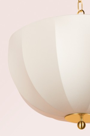 Lampa wisząca Meshelle abażur