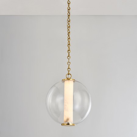 LAMPA WISZĄCA PIETRA  mniejsza włączona