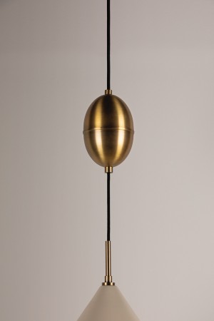 Lampa wisząca Fontana piaskowa sznur