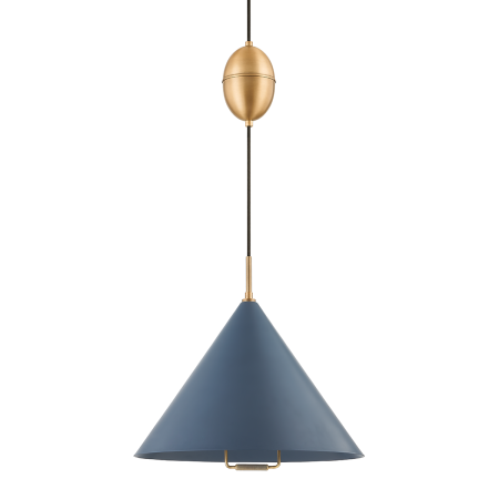 Lampa wisząca Fontana niebieska detal