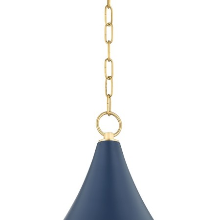 Lampa wisząca Ciara niebieska zawieszka