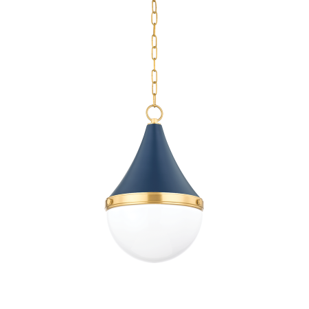 Lampa wisząca Ciara niebieska cała