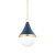Lampa wisząca Ciara niebieska cała