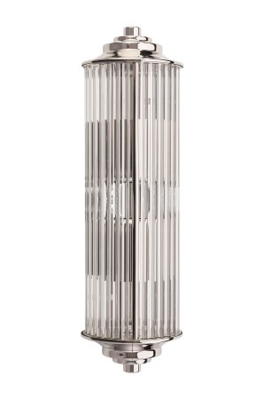 kinkiet Siri nikiel i szkło 40 cm