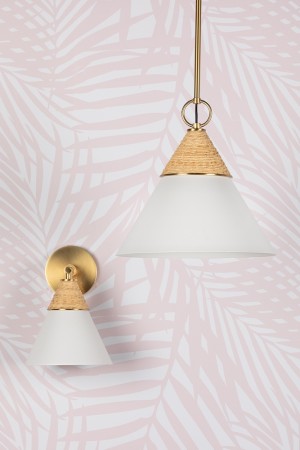 Lampa wisząca Mica 2 rozmiary + kinkiet z zestawu