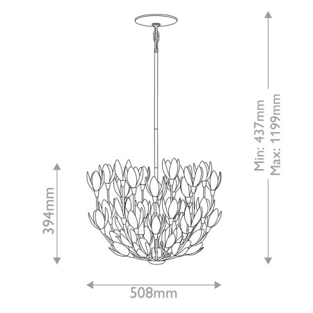 lampa-wiszaca-flora-3-zrodla-swiatla-oksydowane-zloto Żyrandol Flora złoty mały
