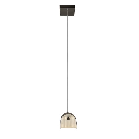 Lampa Arco czarna boczne elementy