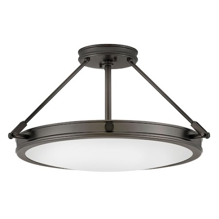 większy Półplafon Collier 2 rozmiary czarny