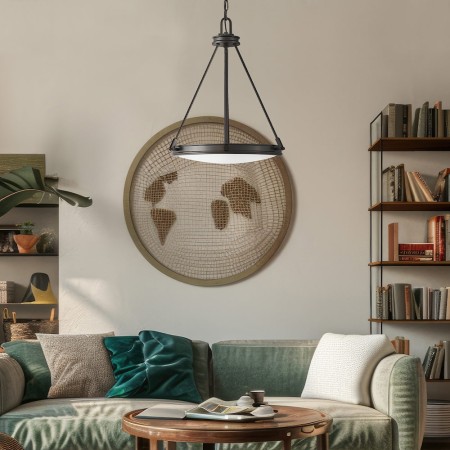 Lampa Collier czarna realizacja 2