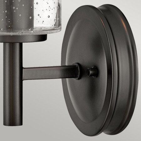 kinkiet Collier czarny rozeta