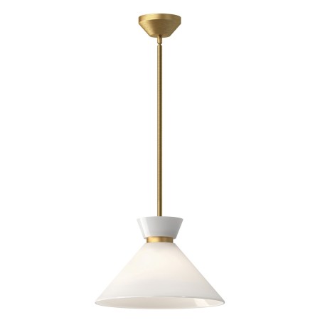 włączona Lampa Halston złota