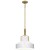 Lampa Brecken złota jak alabaster