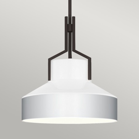 klosz opal Lampa Brecken czarna