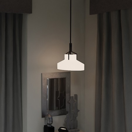 realizacja Lampa Brecken czarna