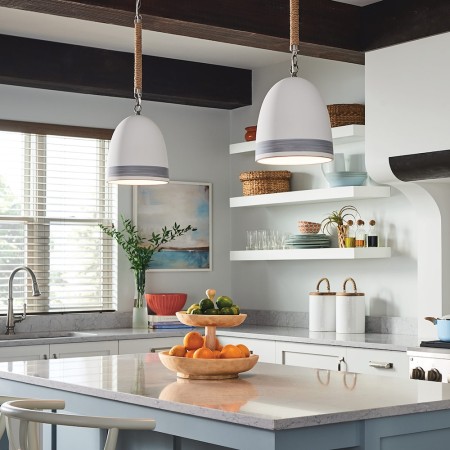 Lampa Nash nikiel realizacja 2