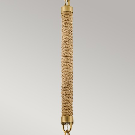 detal sznura Lampa Nash złota
