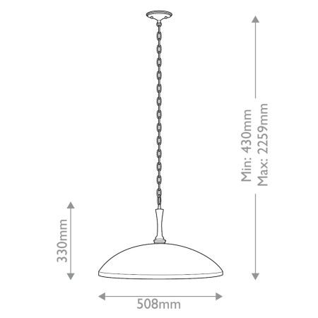 Lampa Delarosa czarna  wymiar