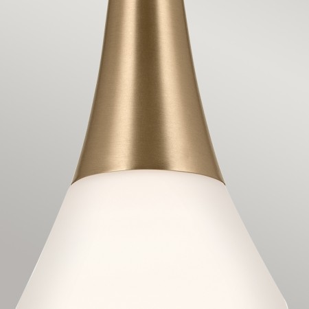 detal koloru  Lampa Deela złota