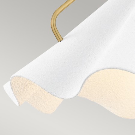 detal metal klosz Lampa Mejia złota