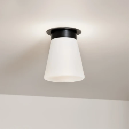 czarny realizacja Plafon Albers 2 kolory