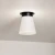 czarny realizacja Plafon Albers 2 kolory