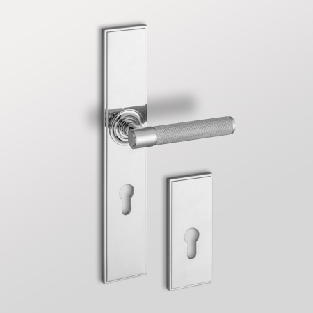 Klamka na długim szyldzie Square z klamką KR619 Unimetal