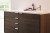 uchwyt edge stal inox 100 mm na drewnianym froncie