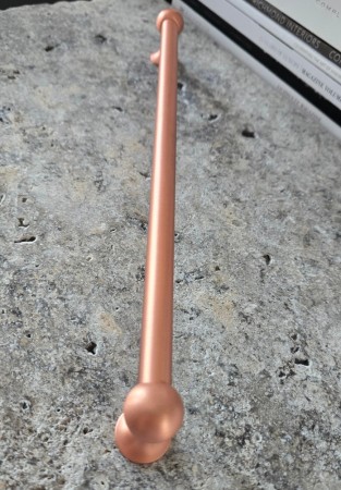 uchwyt reling RM320 meblowy w miedzi szczotkowanej