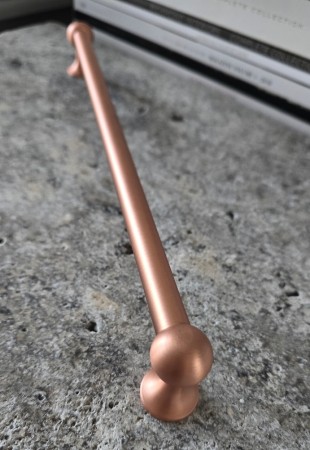 uchwyt reling RM320 meblowy w miedzi szczotce