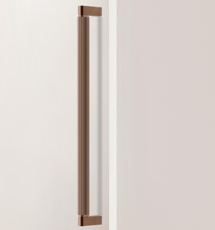 uchwyt meblowy podłużny Brooklyn Big brąz szczotkowany 448 mm