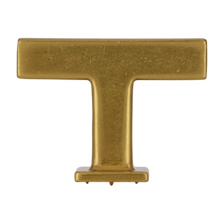 uchwyt meblowy Tbar antyczne złoto  2520 bok