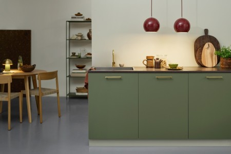 uchwyt Toco złoto szczotkowane  na meblach