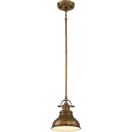 lampa wisząca nad wyspe emery mosiądz patyna Elstead
