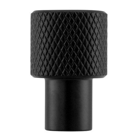 gałka meblowa 2464 czarny mat 16 mm