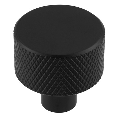 gałka meblowa 2464 czarny mat 24 mm