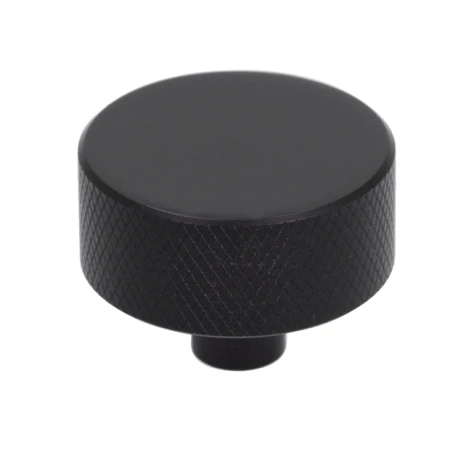 gałka meblowa 2464 czarny mat 33 mm